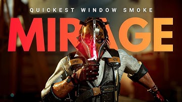 NEW Fastest Mirage Window Smoke – CS2 (November 2025)