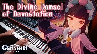 Video thumbnail of "The Divine Damsel of Devastation/Genshin Impact 2.4 Cutscene PV Piano Arrangement"