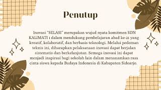 Pedoman Teknis Kegiatan SELASI (Selasa Literasi Anagram) SD Negeri Kalimati 1