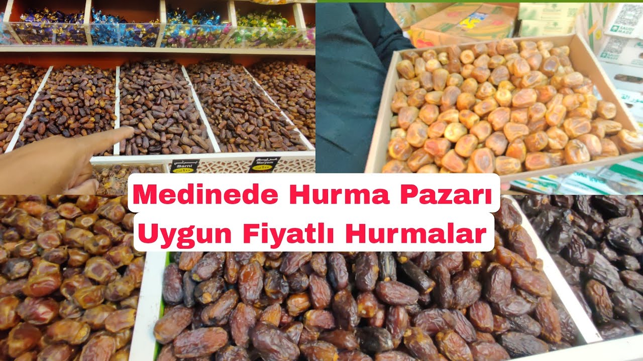 MEDİNEDE HURMA NEREDEN ALINIR? HURMA PAZARI HEMDE MESCİDİN HEMEN YANI BAŞINDA (3 NİSAN 2024)