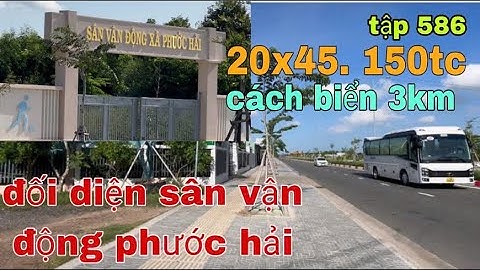 SÁT TỈNH LỘ 44B HƯỚNG ĐÔNG NAM GẦN BIỂN PHƯỚC HẢI. CHỦ KẸT TIỀN GỬI GẤP LÔ ĐẤT ĐẸP ĐƯỜNG NHỰA THÔNG