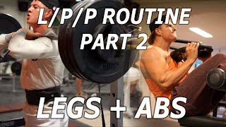 LEGS A & B | Full LEGS/PUSH/PULL Routine (Part 2/4) | Student Aesthetics