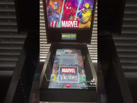 Games on the Arcade1Up Marvel Pinball Machine #Shorts from JLS Gaming