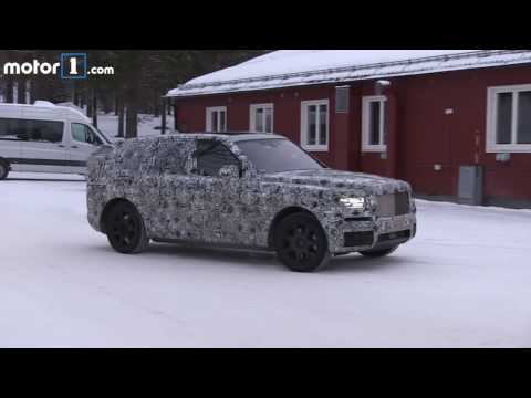 Rolls Royce Cullinan spy video
