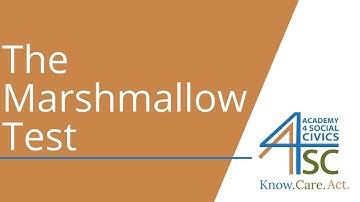 The Marshmallow Test: You’re Hot Then You’re Cold - Psychology Experiments Series | Academy 4 So...