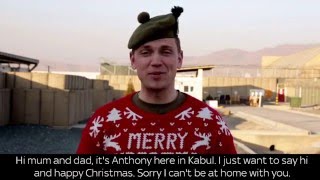 British Troops Send Christmas Messages To UK