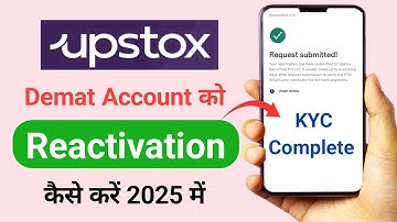 Upstox Account Reactivate KYC Kaise Karen | Upstox Account Re Kyc Kaise Kare
