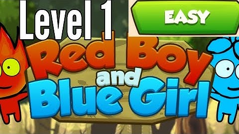 Red Boy And Blue Girl Level 1 Easy Mode In Forest Temple Maze Android Walkthrough