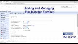 How To Add and Manage File Transfer Services