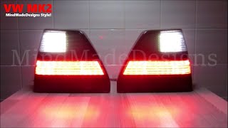 Vw Golf 2 Hella Tail Led Lights 100%