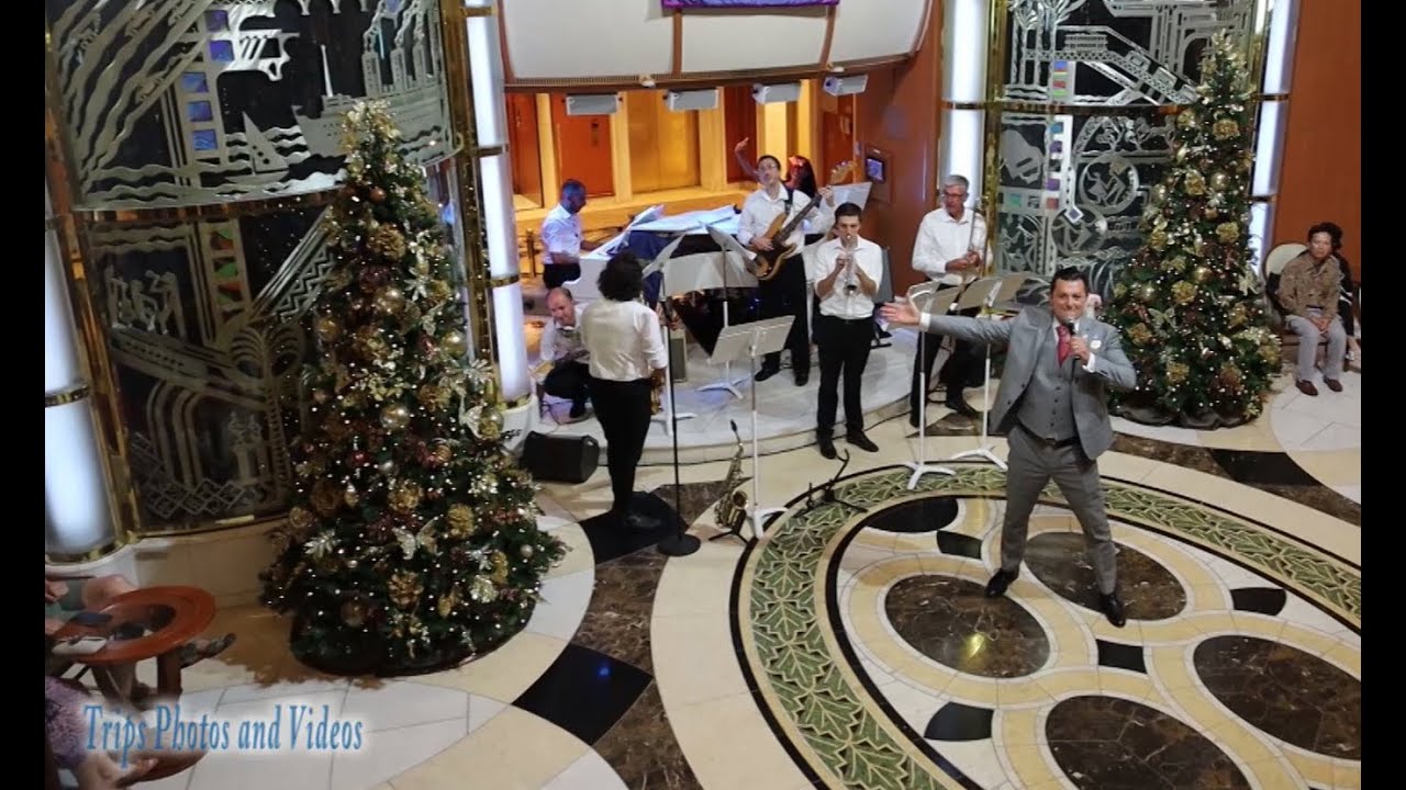 Christmas Tree Lighting Onboard Sapphire Princess (2023)