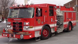 Hackensack Fire Department Engine 2 Responding 1-13-25