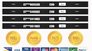 Buy a Mobile Number UK - How to get Memorable Mobile numbers