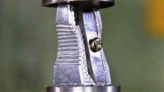 MACRO CRUSHING with 150 ton Hydraulic Press | 4k 120fps