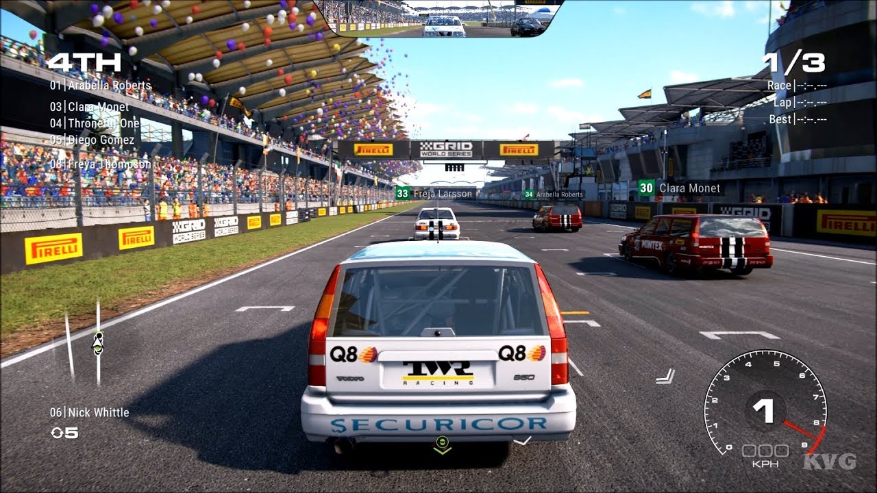 GRID (2019) - Volvo 850 Estate Touring Car Gameplay (PC HD) [1080p60FPS]