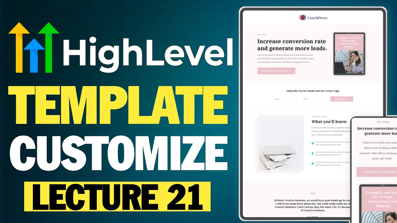 Create Stunning GoHighLevel Funnels, Sales Pages, & Landing Pages with Pre-Made Templates (Part 5)