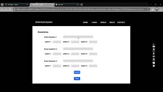 Online Exam System Website Prototype: A Seamless & Efficient Solution for Modern Education Profile