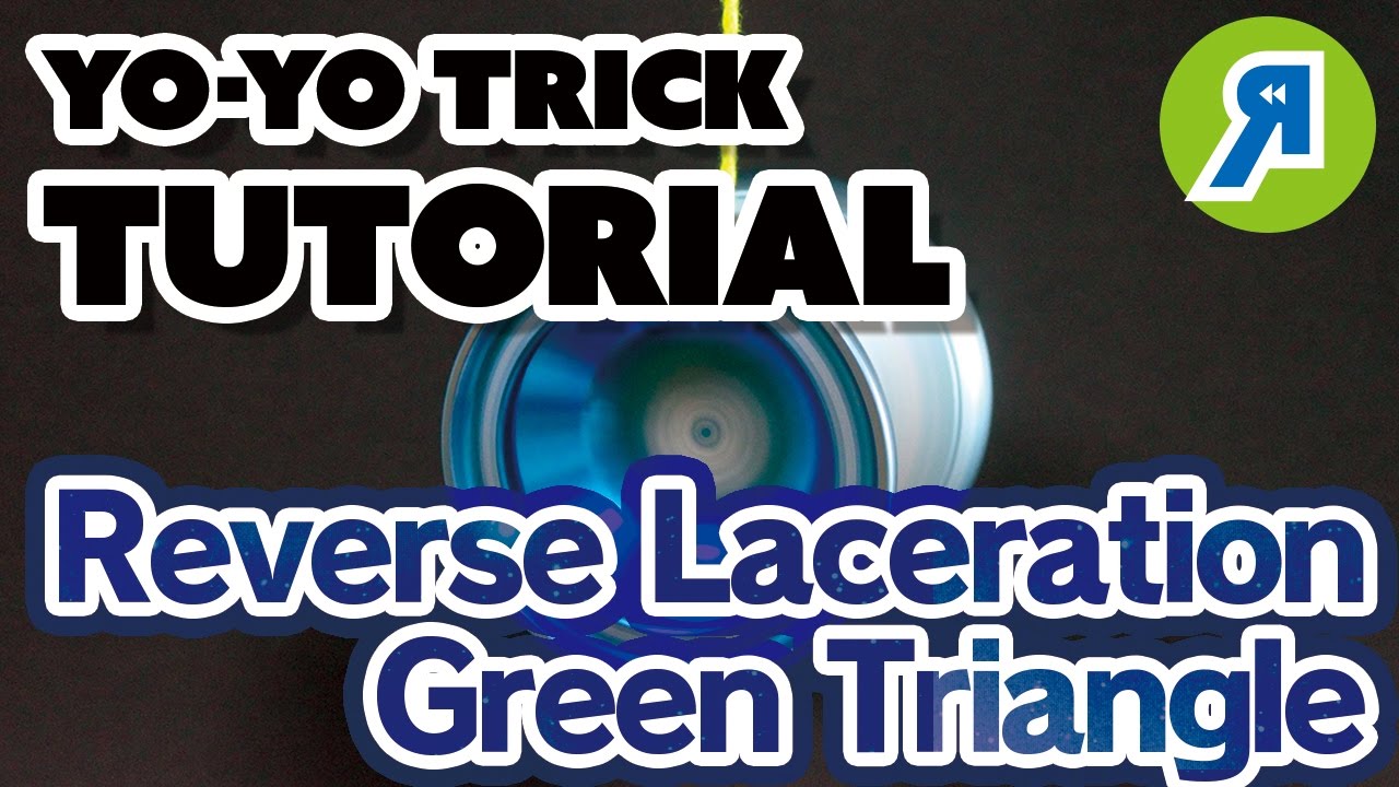 Yo-Yo Extra Trick] 1A Reverse Laceration Green Triangle / リバース