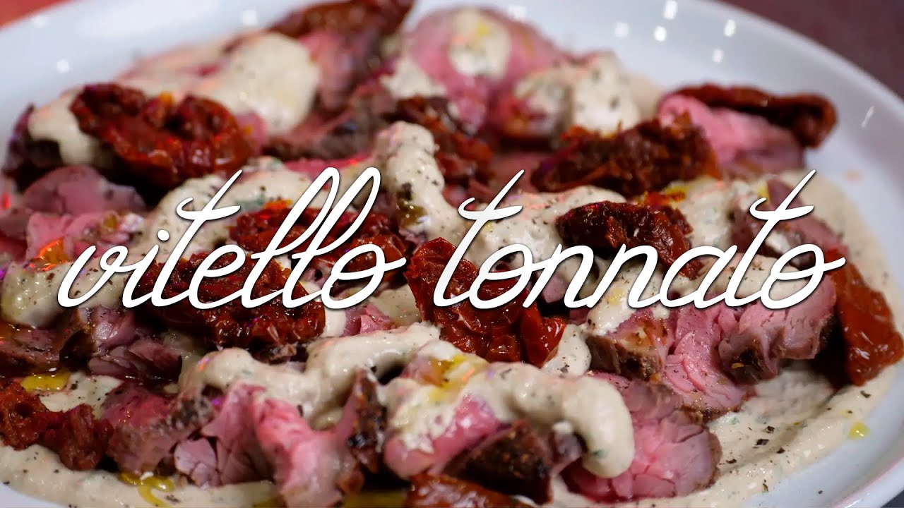 Вителло Тоннато- телятина с тунцом на газовом гриле PrimeLiner. Vitello Tonnato