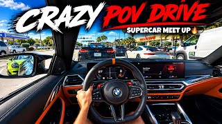 MY 750AWHP BMW M4 KEEPING UP WITH SUPERCARS💨 CRAZY POV DRIVE‼️ (MUST SEE🔥)