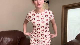 My Honest Review Of This Cute Pajama Set!