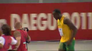 USAIN BOLT - NEW WORLD RECORD - 100 METRES [9,58]