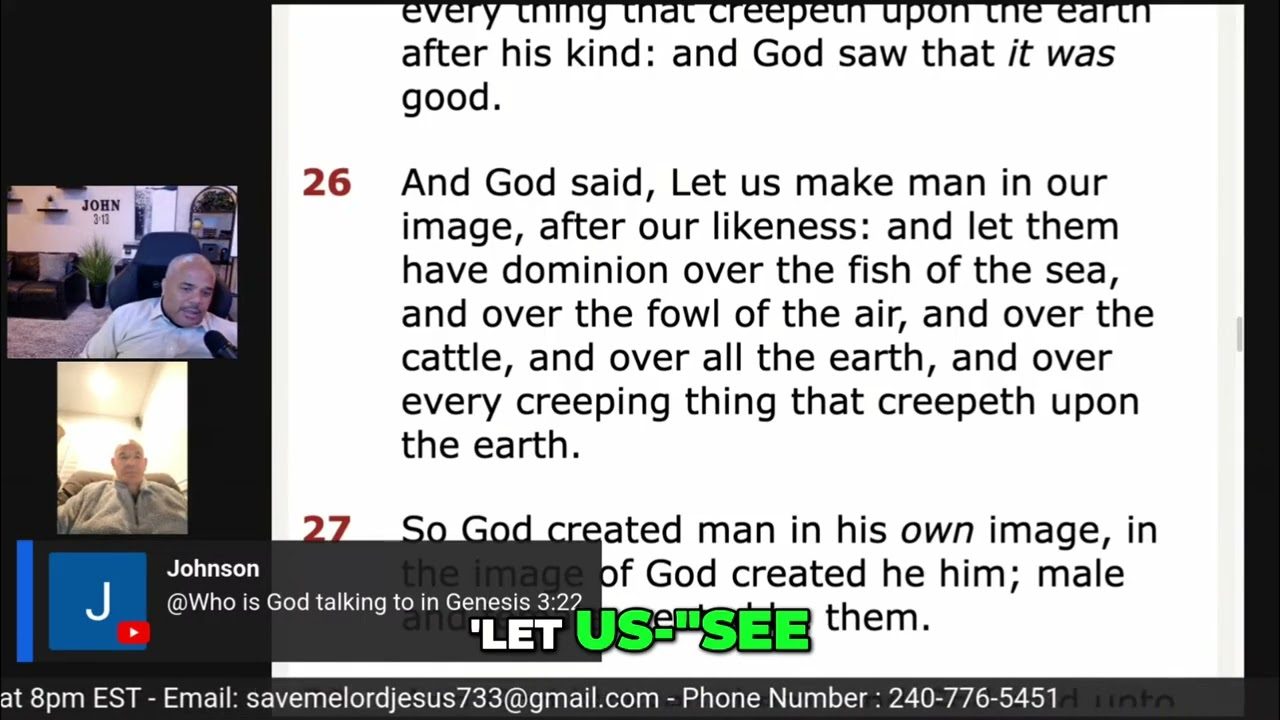 Who Is The “US” In Genesis 