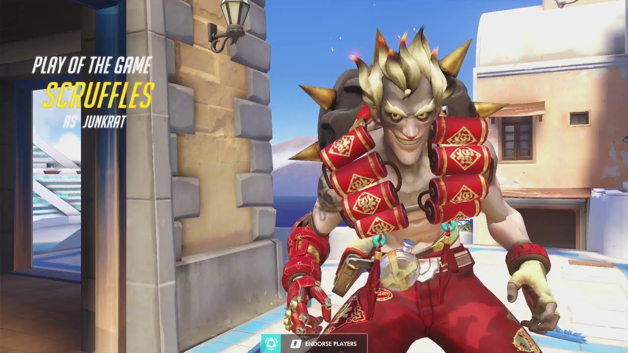 POTG! PROLIKECHRO JUNKRAT GAMEPLAY OVERWATCH SEASON 25 TOP 500