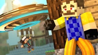 ПРИВЕТ СОСЕД В МАЙНКРАФТЕ! СЕКРЕТ В ПОДВАЛЕ СОСЕДА ИНОПЛАНЕТЯНИНА! HELLO NEIGHBOUR В MINECRAFT