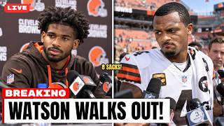 Information NFL ERUPTS AS DESHAUN WATSON WALKS OUT AFTER SHEDEUR SANDERS TAKES OVER FOLLOWING 8 SACKS! Update
