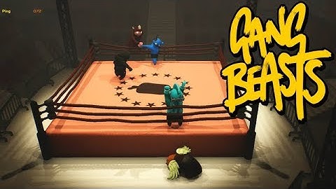 GANG BEASTS - RING OUT [Melee] - Xbox One Gameplay, Walkthrough