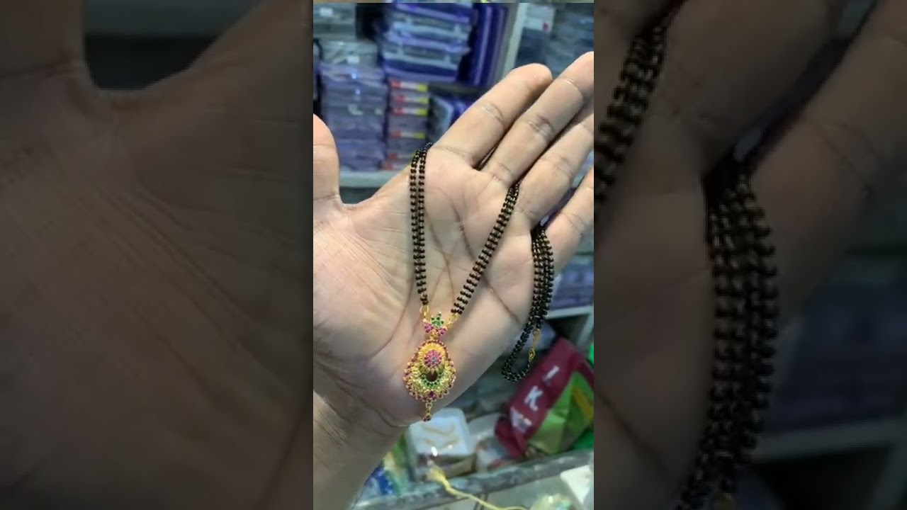 Cz 2 line black beads @450/-🤘+$💥