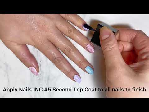 Nails.INC You're So Marbellous marble-effect nail toppers - video from Nails inc