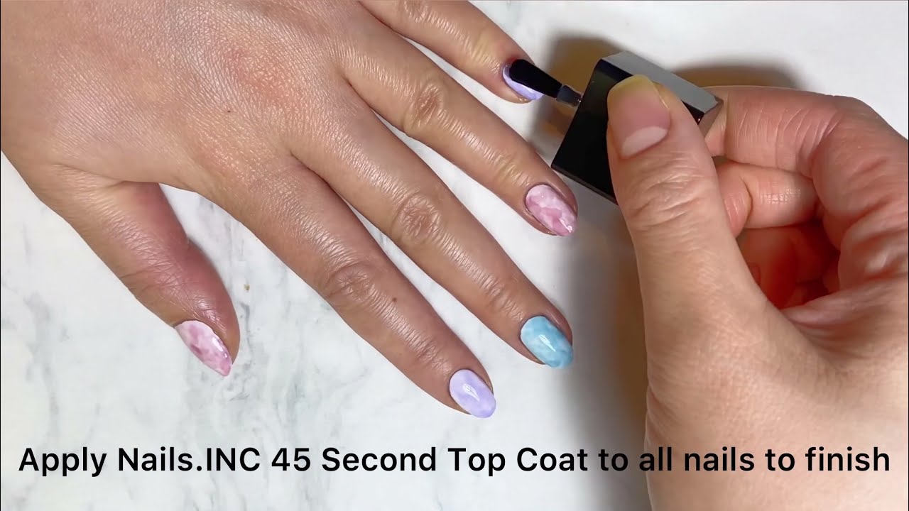 Nails.INC You're So Marbellous marbleeffect nail toppers YouTube