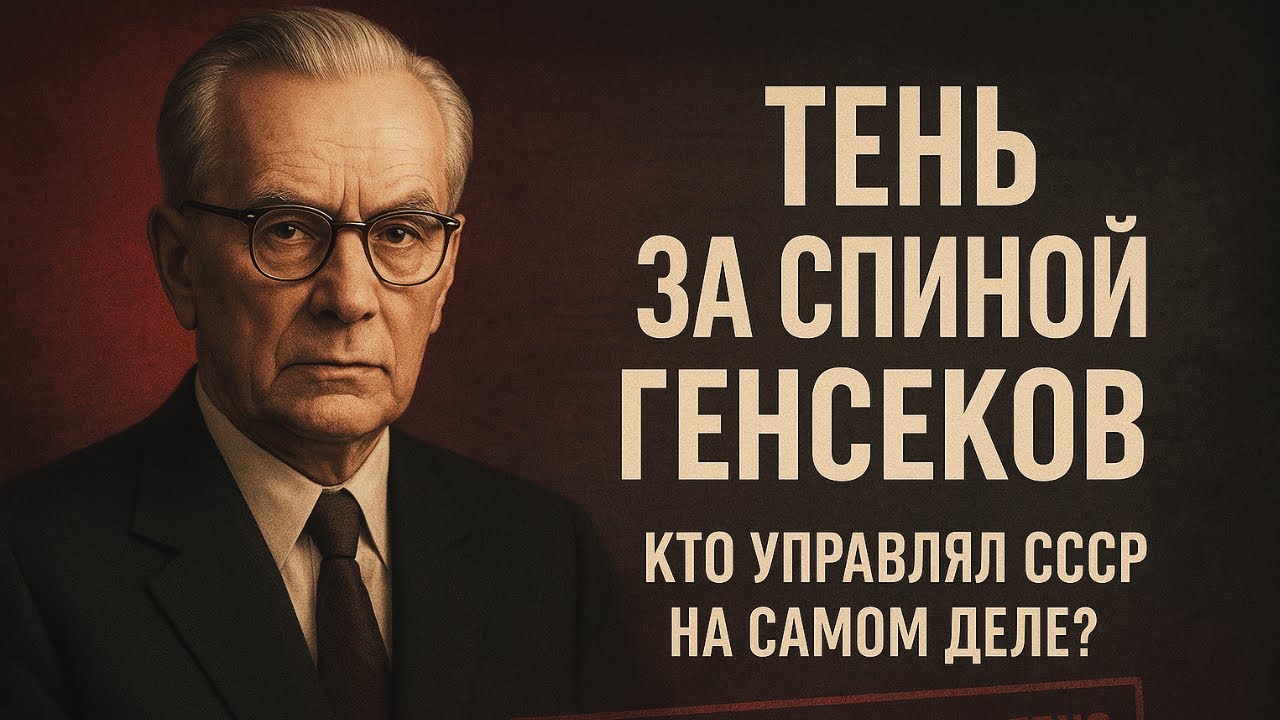 Михаил Суслов — Тень за спиной всех генсеков. Кто на самом деле управлял СССР?
