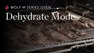 Wolf M Series Oven - Dehydrate Mode