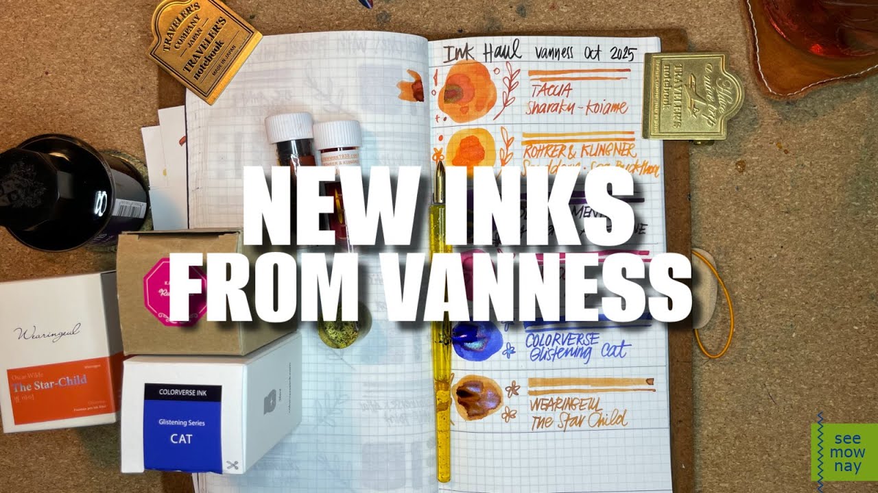 Пробую НОВЫЕ ЧЕРНИЛА от VANNESS! Перепробовала 6 новых красок, и вот что получилось!