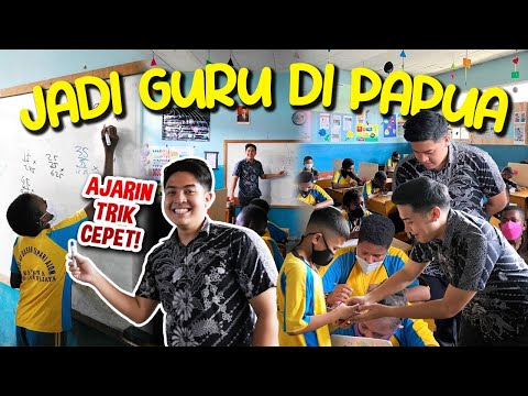 JEROME JADI GURU DI PAPUA! PERTAMA KALI NGAJAR MATEMATIKA DI SEKOLAH | INDONESIA TRIP