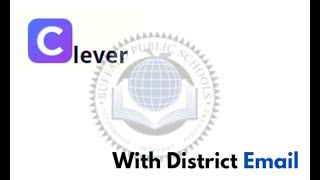 CLEVER Student Log in with District Email 2021