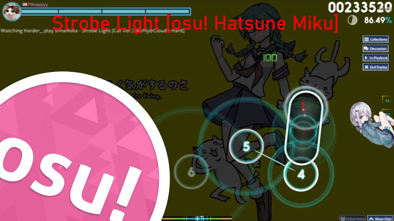 Strobe Light (Hatsune Miku) [osu! map 3 étoiles] YouTube