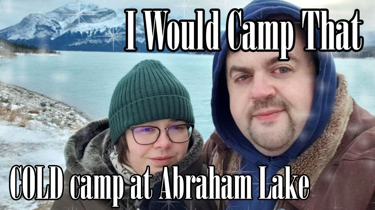 Truck Camping - COLD Winter Truck Camp at Abraham Lake, AB! Staying Warm in the Winter Wonderland!