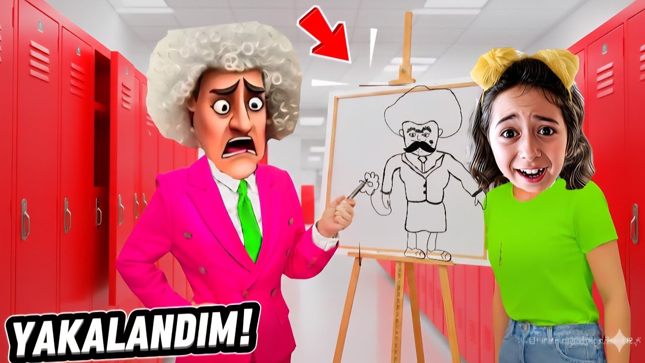 GERÇEK HAYATTA SCARY TEACHER KORKUNÇ ÖĞRETMENE BÜYÜK ŞAKA ÇOK SİNİRLENDİ ESMA KAÇ ‼️