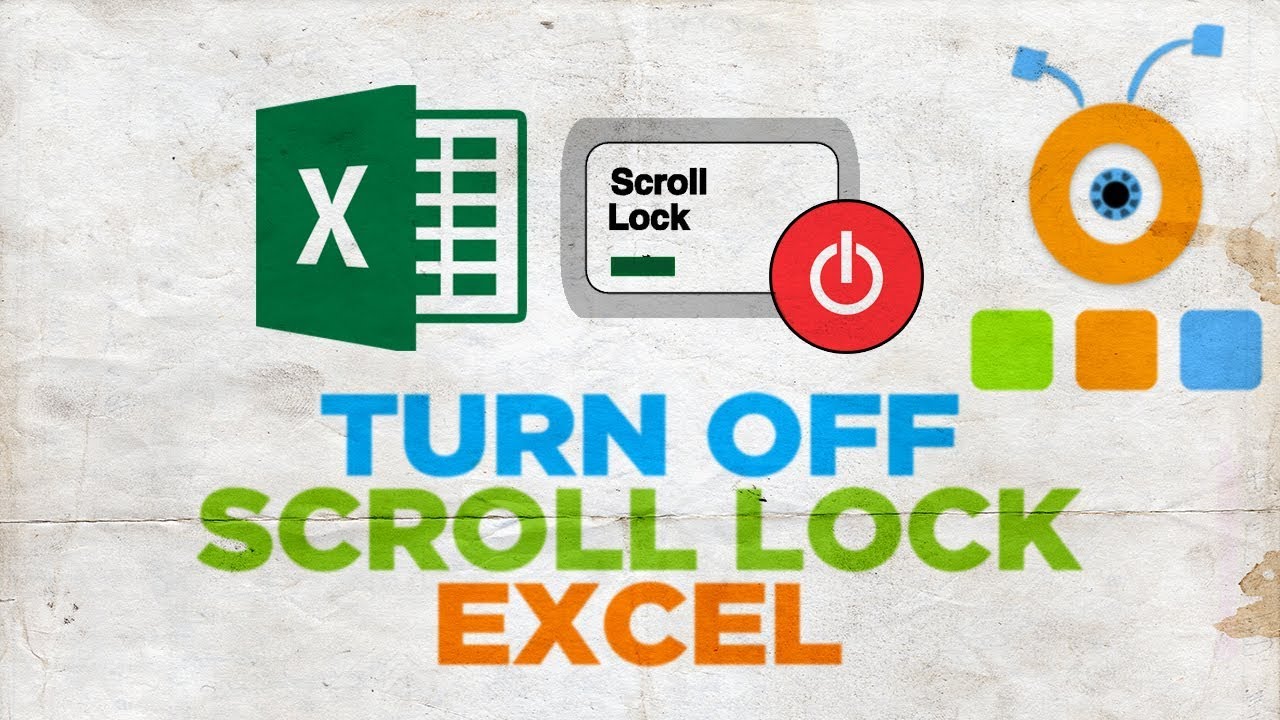 shortcut to turn off scroll lock in excel