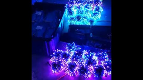 Dc12V ws2811 12mm  round pixel full color RGB led string  with waterproof plug and black wire