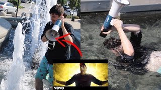 KICKED OUT of the mall for SINGING KSI - Little Boy In the FOUNTAIN... ($500 TICKET)