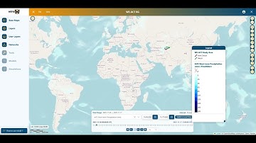 Time-enabled ECMWF precipitation & temperature forecasts