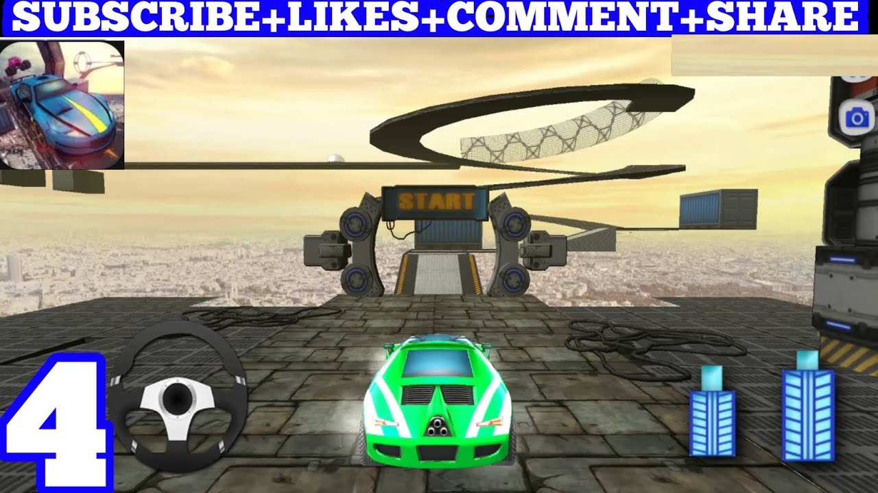 Mega Ramps Extreme Car Racing Stunt Impossible Track 3D Gameplay Level 16-20Part 4(ANDROID,iOS