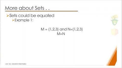 CSC 102 - More on Sets Part 3