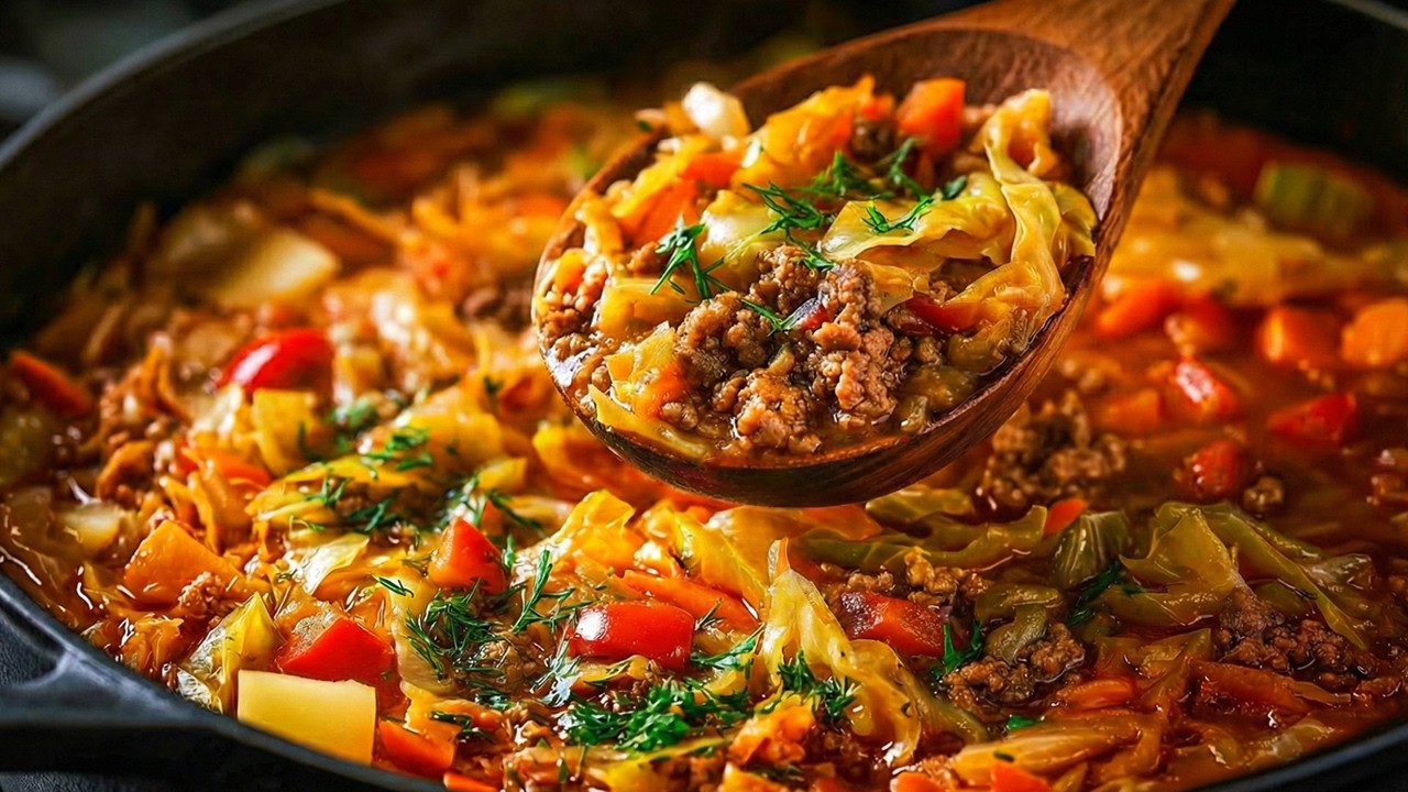 Vergiss normales Essen, probier diese Kohlpfanne!