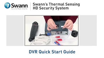 Swann DVK-4580 DVR Quick Start Guide - Thermal Sensing HD Security System DVR-4575